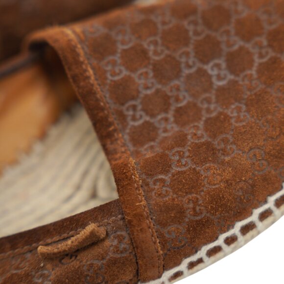 GUCCI Suede Espadrilles Size 10 - Picture 7 of 10